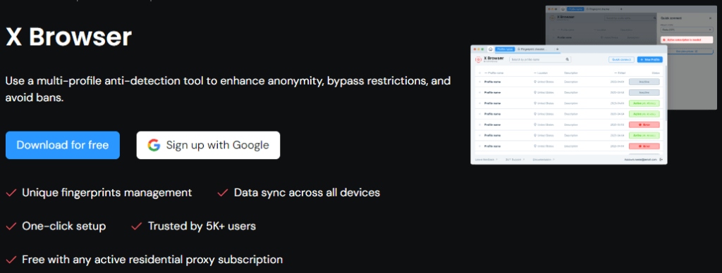 SmartProxy Review: SmartProxy x browser