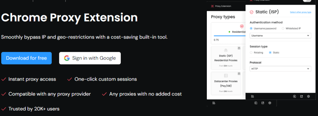 SmartProxy Review: SmartProxy chrome proxy extension