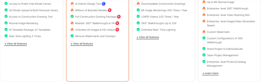 Coohom Review: Coohom pricing plans