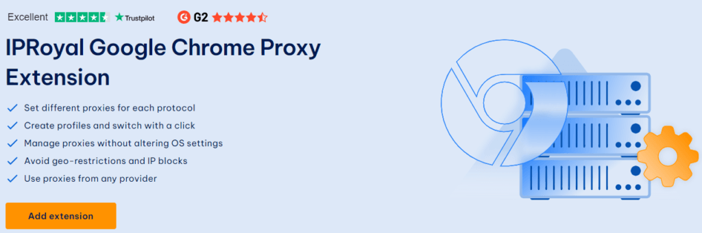 IPRoyal Review: IPRoyal chrome extension