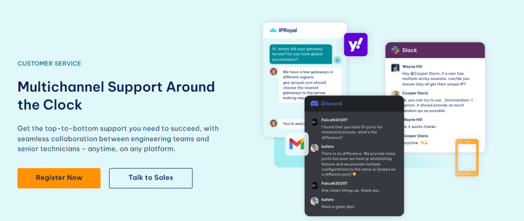 IPRoyal Review: IPRoyal customer support