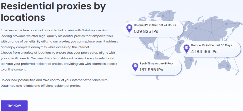 DataImpulse Review: DataImpulse IP pool
