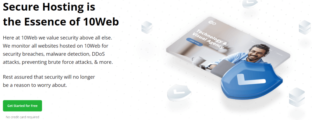 10Web Review: 10Web security