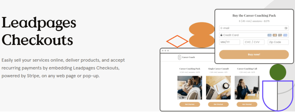 Leadpages Review: leadpages checkouts