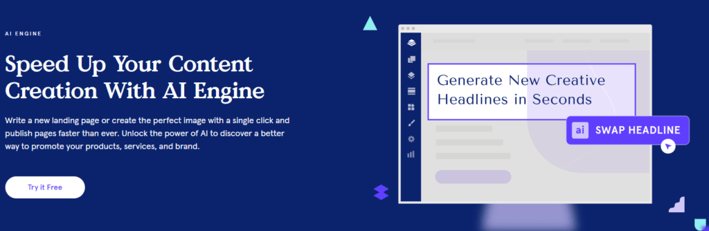 Leadpages Review: AI engine