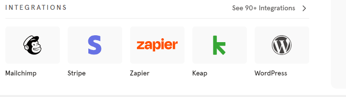 Leadpages Review: Integrations