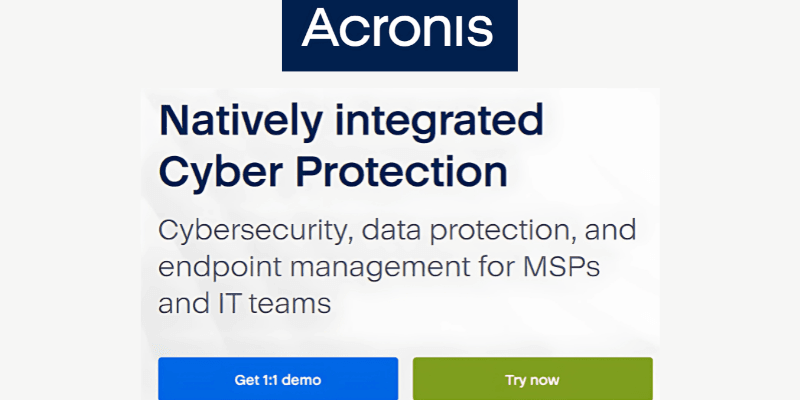 Data Backup Solutions Compared: Acronis