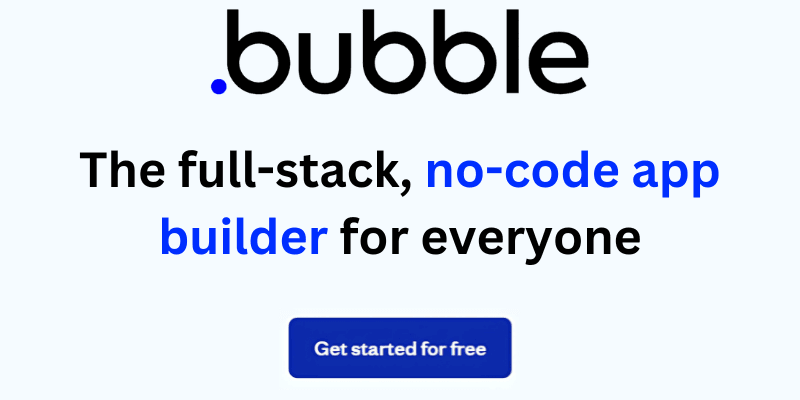 No-Code App Builders: Bubble.io