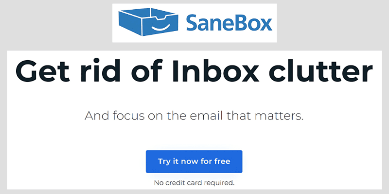 email management tool: SaneBox