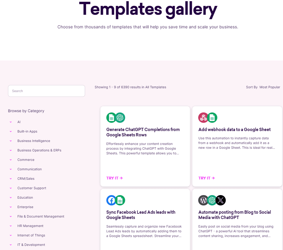 Make Review: Templates