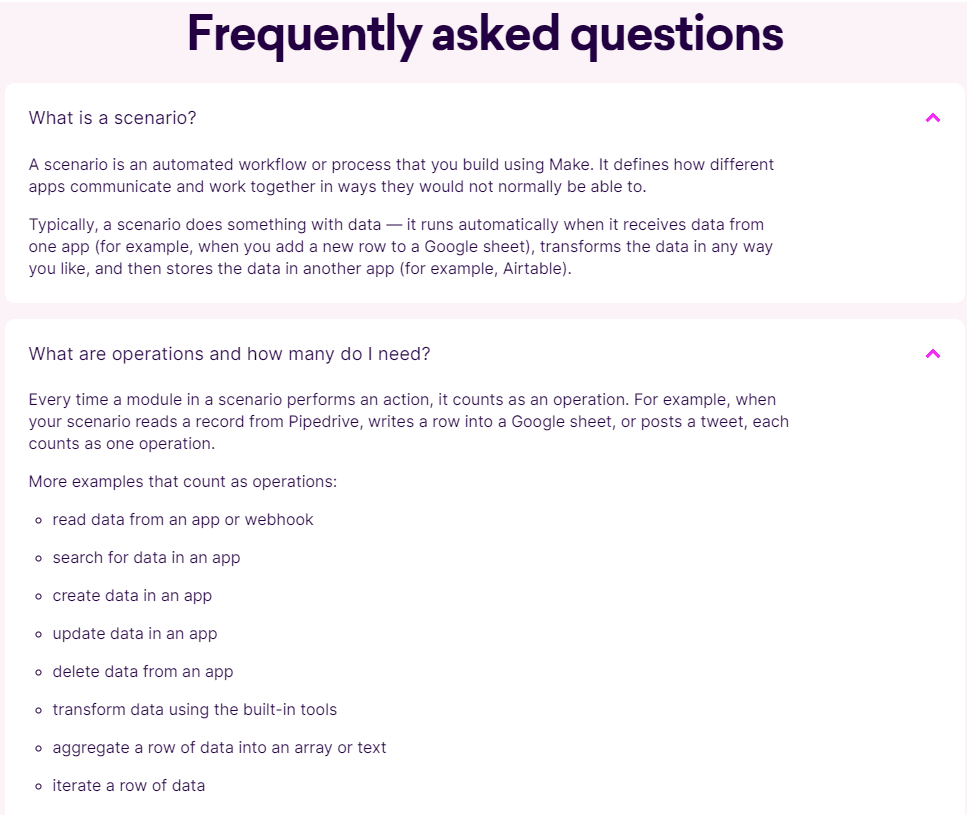 Make Review: FAQs