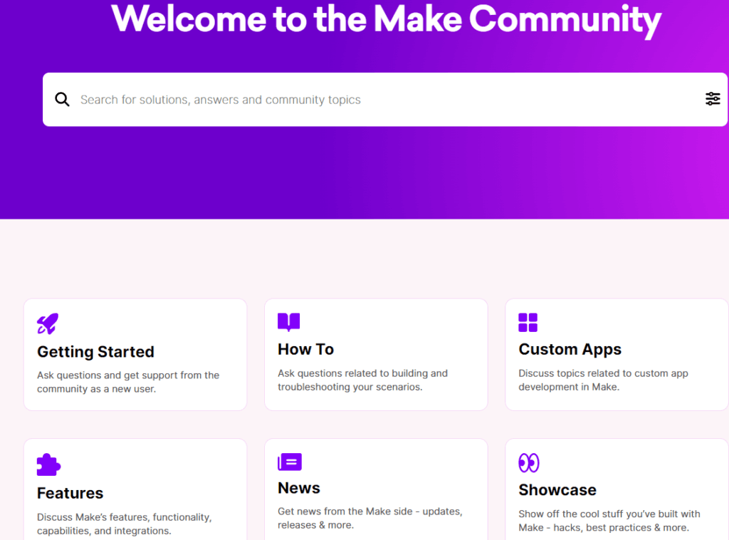 Make Review: Community