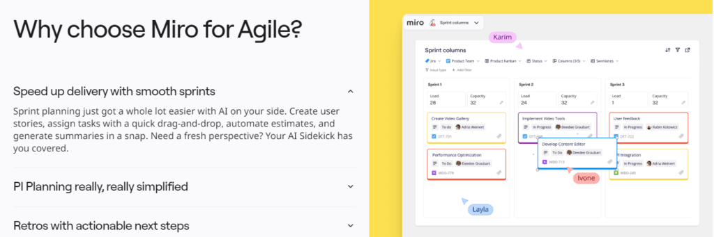 Miro Review: agile practices