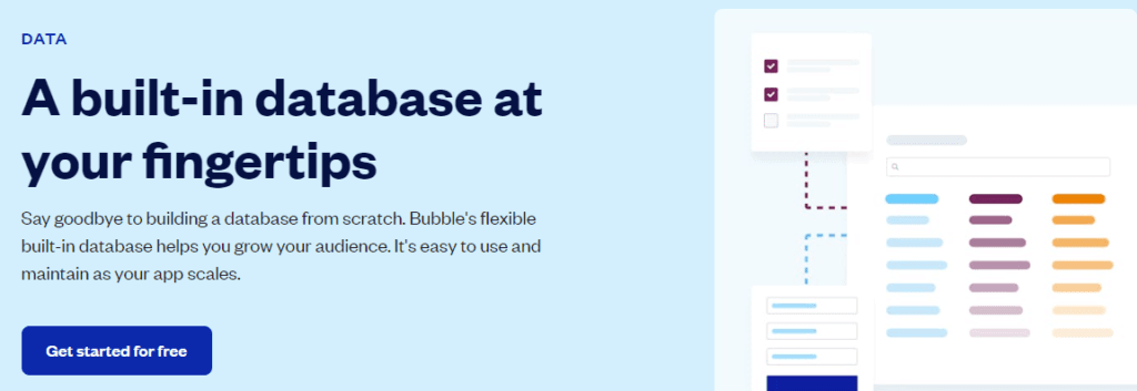 Bubble.io Review: Bubble io database management