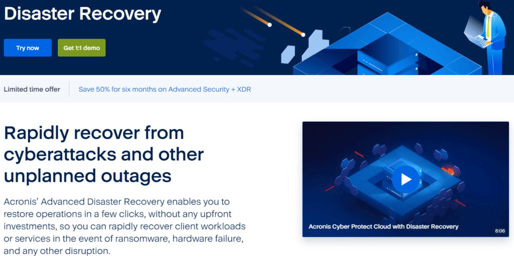 Acronis Review: disaster recovery