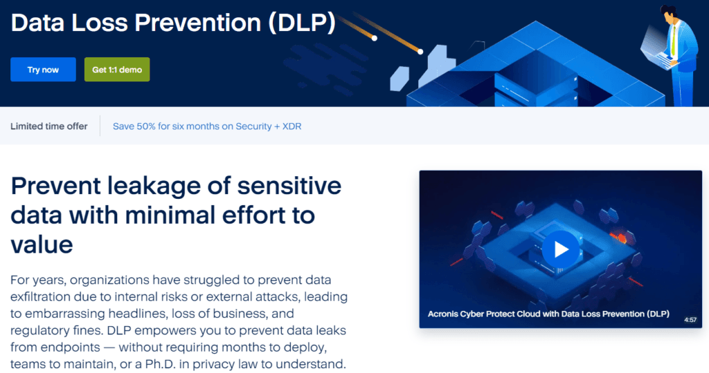 Acronis Review: Data loss prevention