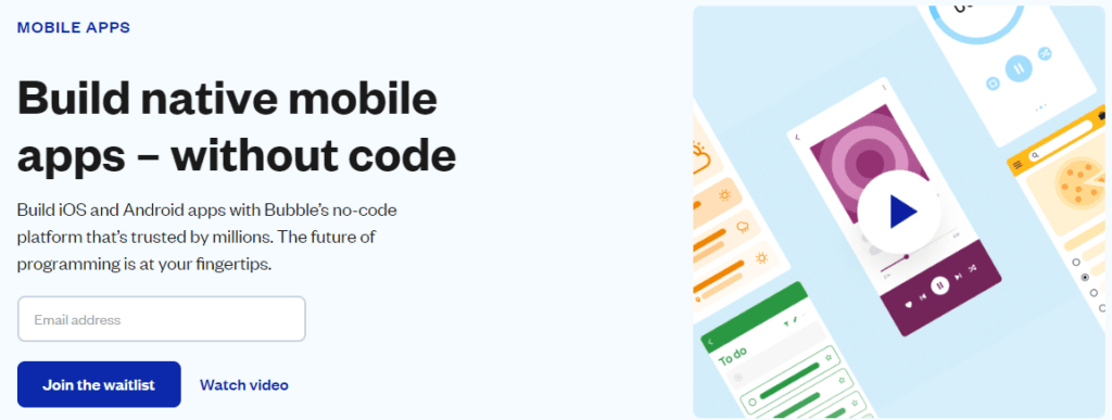 Bubble.io Review: Bubble io mobile apps