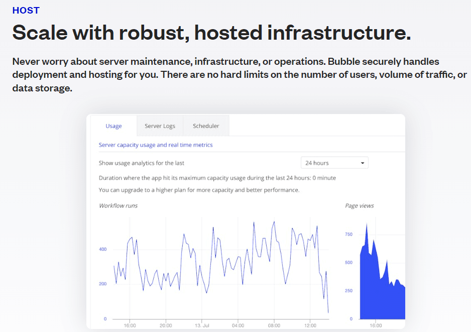 Bubble.io Review: Bubble io hosting