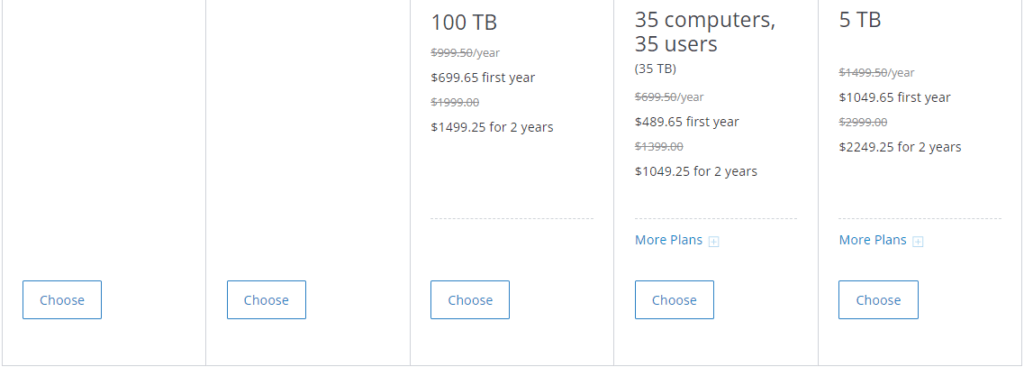 IDrive Review: IDrive pricing and plans