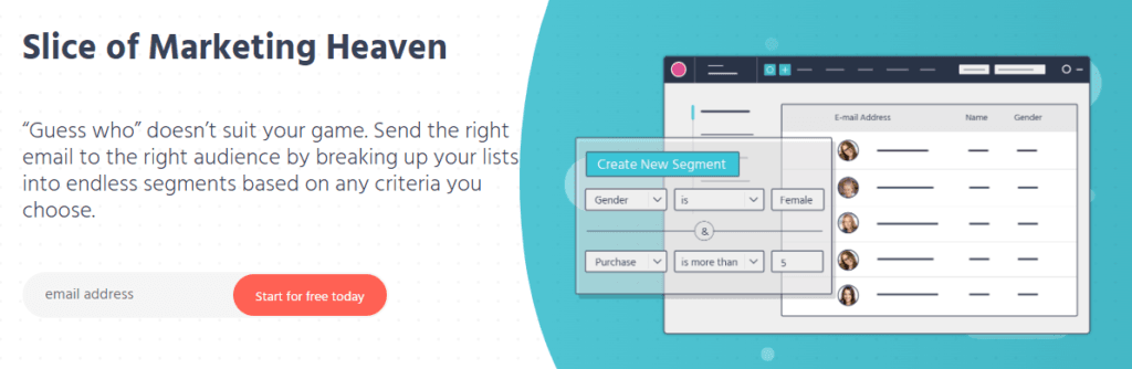 Moosend Review: Segmentation