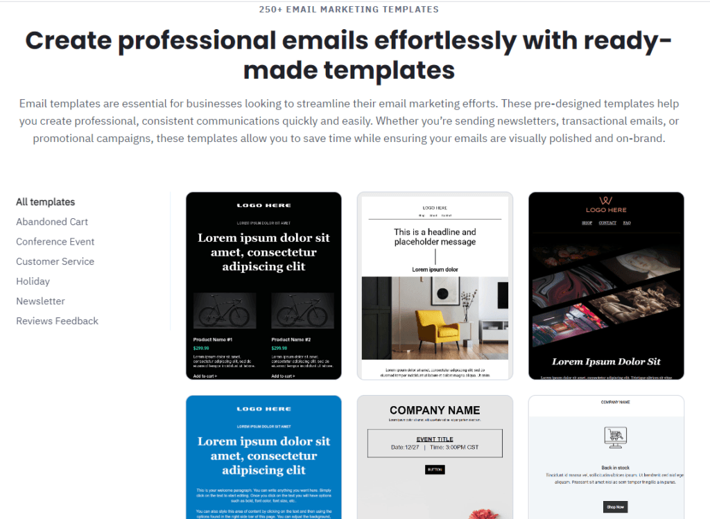 ActiveCampaign review: templates