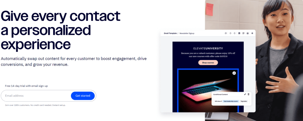 ActiveCampaign review: personalization