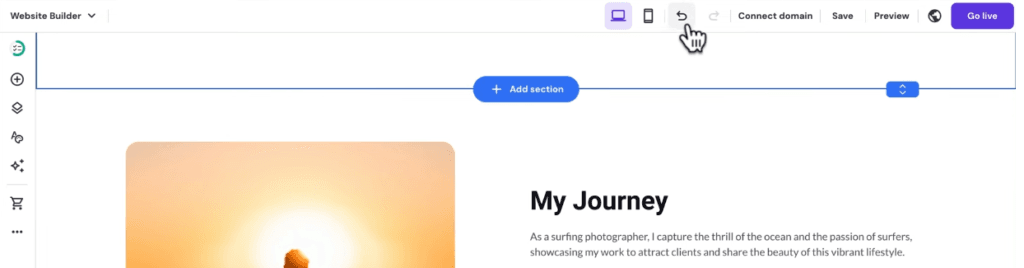Hostinger website builder
