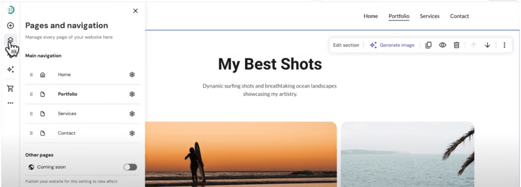Hostinger website builder